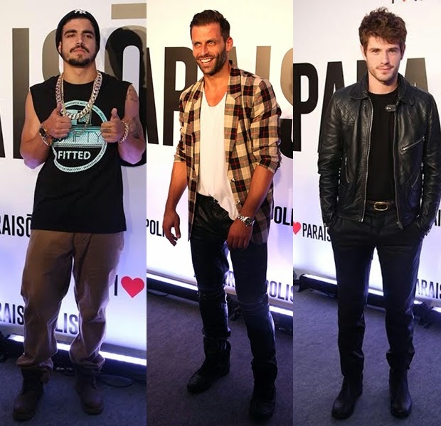 looks_festa_lan_amento_novela_i_love_paraisopolis_globo_caio_castro_henri_castelli_mauricio_destri